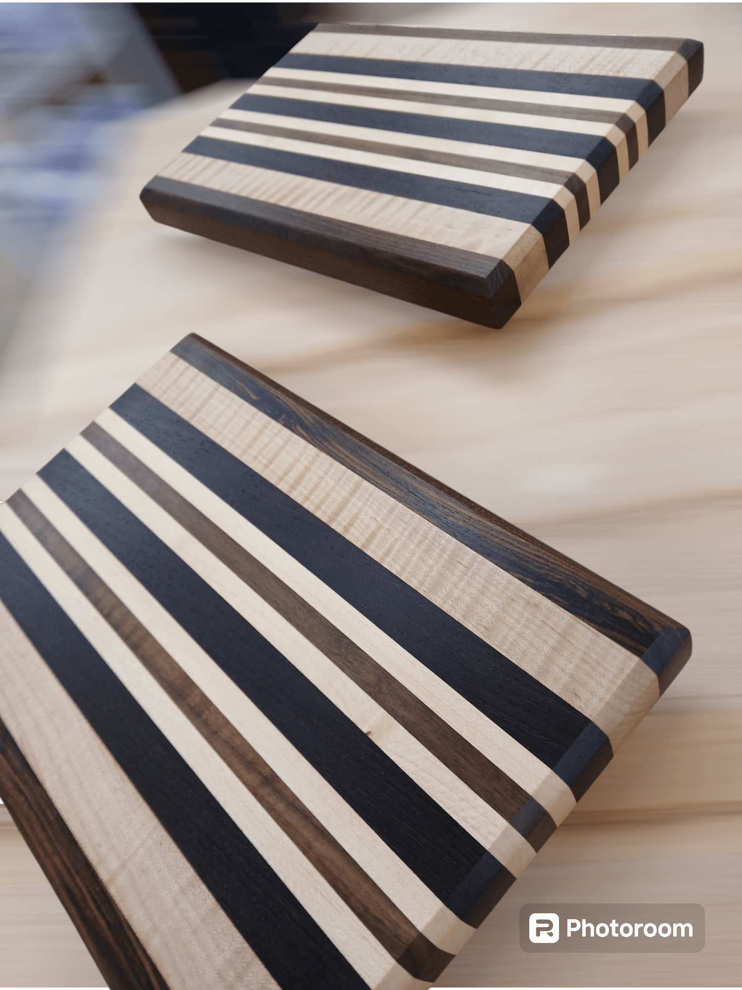 Beautiful Peruvian Walnut and Black Palm